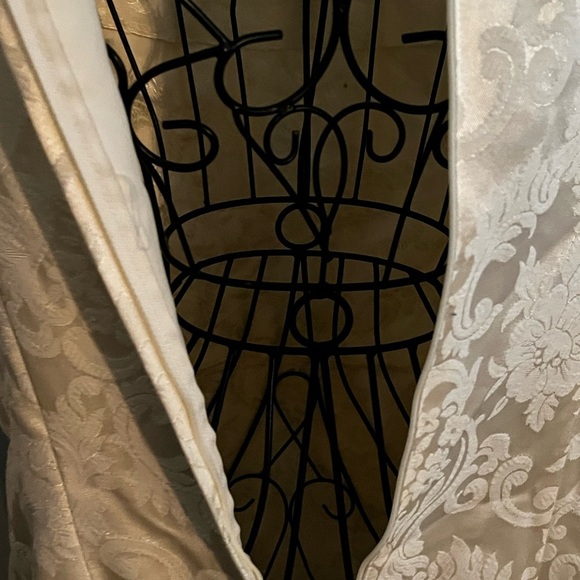 Jessica McClintock Bridal Satin CACHET Holiday Victorian Dress Suit Sz 10 Women - Picture 7 of 12